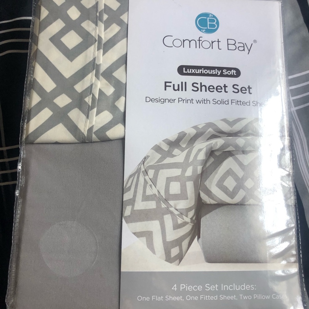 Full sheet set in packaging- never opened